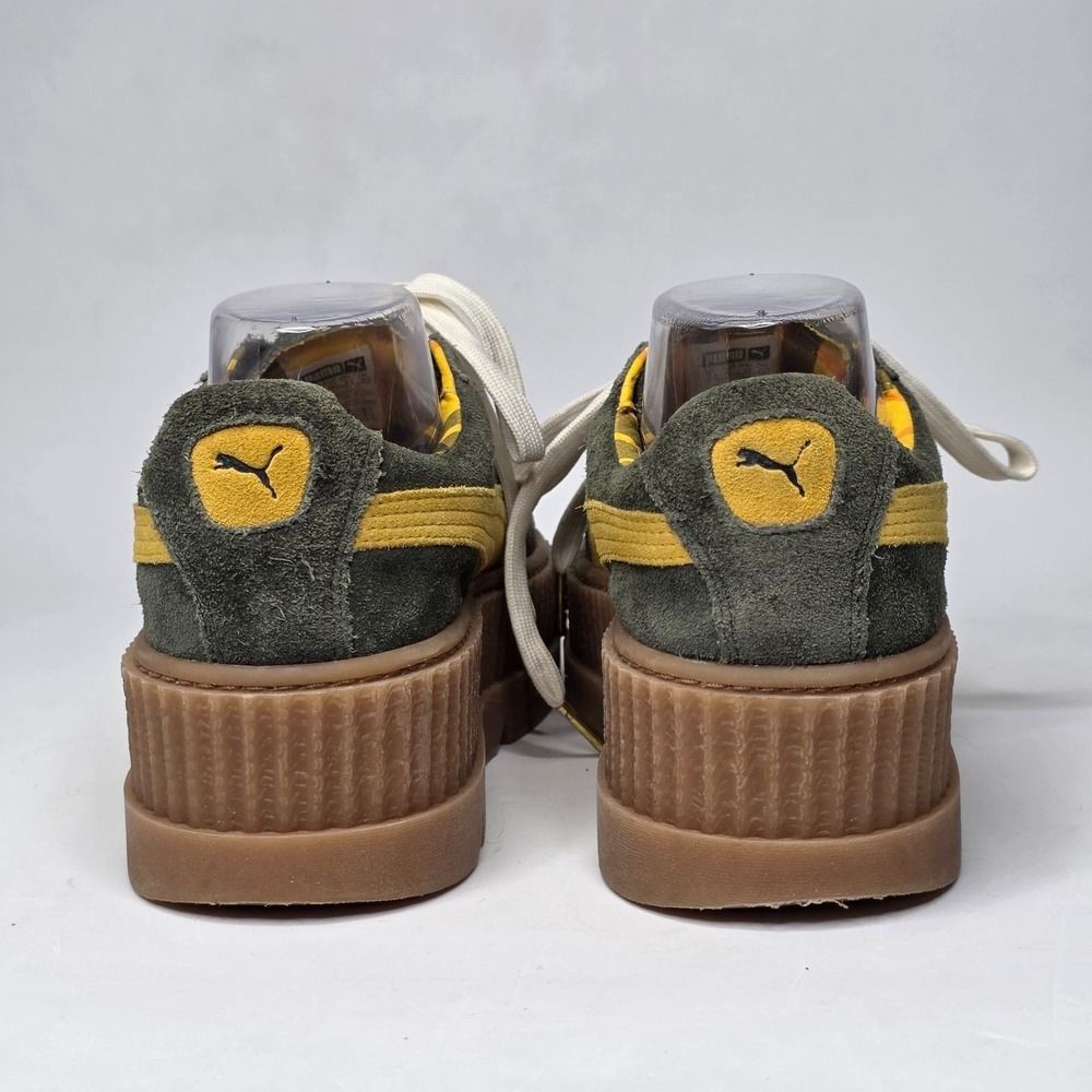 PUMA Fenty by Rihanna Cleated Creeper Suede Platform Sneakers Womens Sz 10 Shoes - Picture 9 of 12